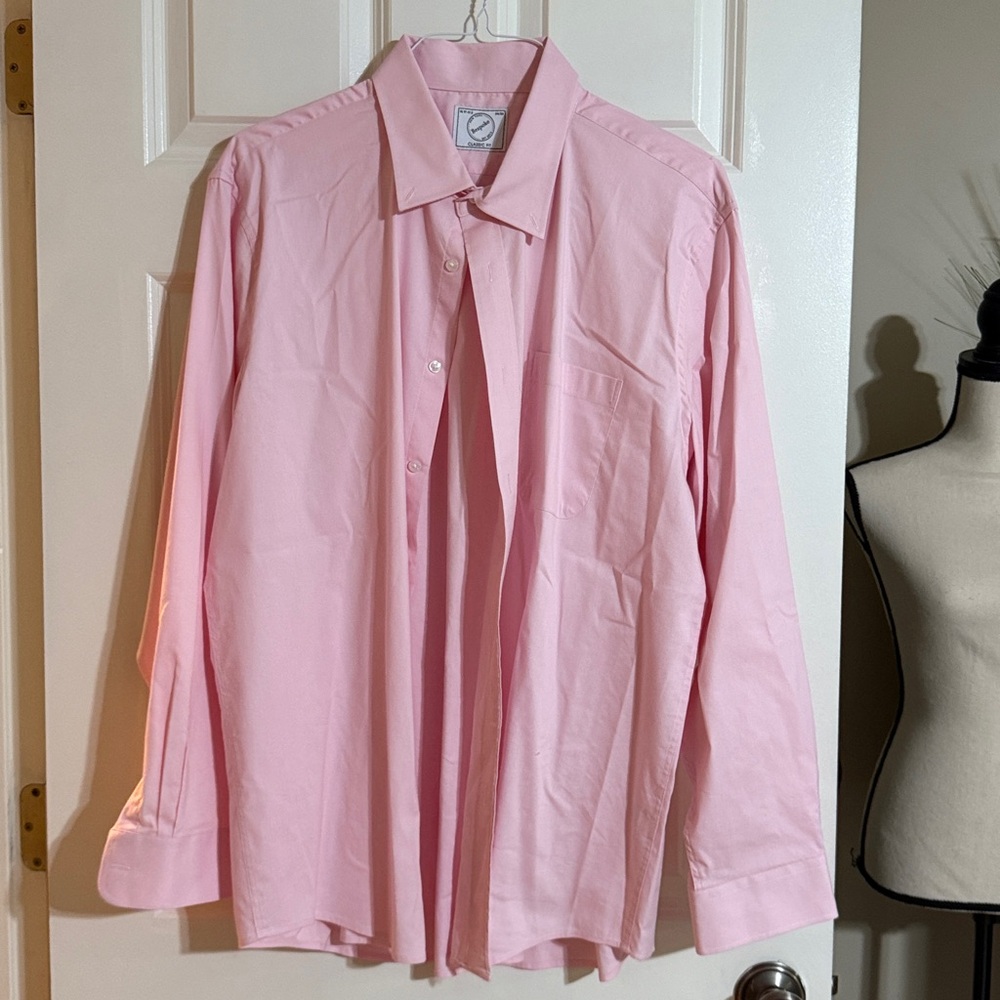 Bespoke Classic Fit Pink Shirt